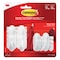 3M 3M Command Medium Plastic Designer Hooks 3.15 in. L 4 pk 17081-2VPES - alternate 1
